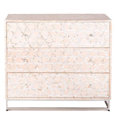 Fez Mother Of Pearl Inlay Chest Of Drawers - Pale Pink 2